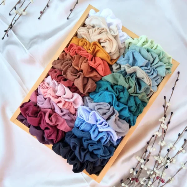 Linen Scrunchies in Box
