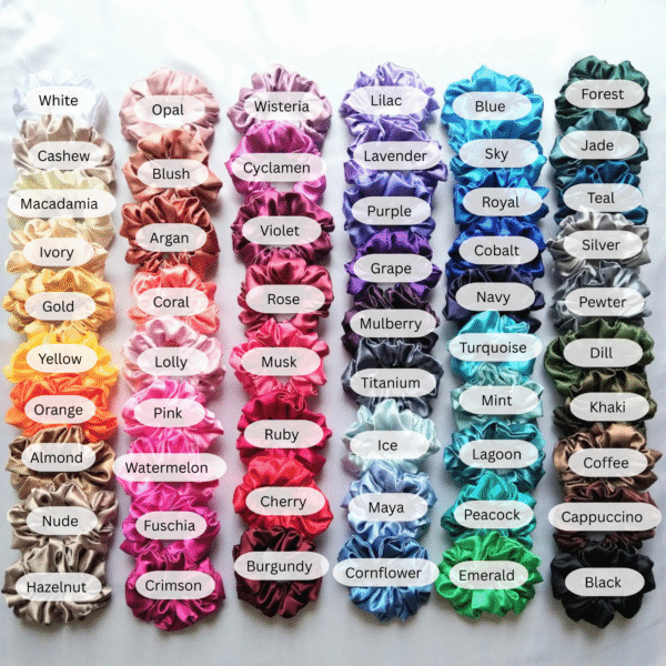 Medium Satin Scrunchies - Image 3
