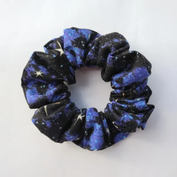 Black Celestial Scrunchie Flat