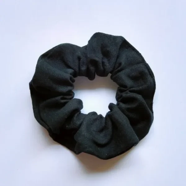 Black Scrunchie Flat