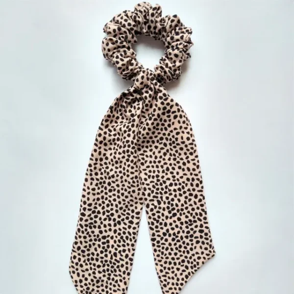 Cheetah Print Scarf Scrunchie Scarf