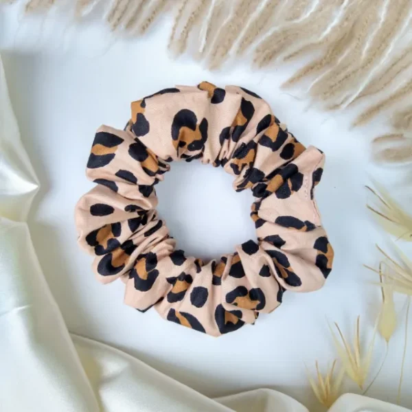 Jaguar Print Scrunchie