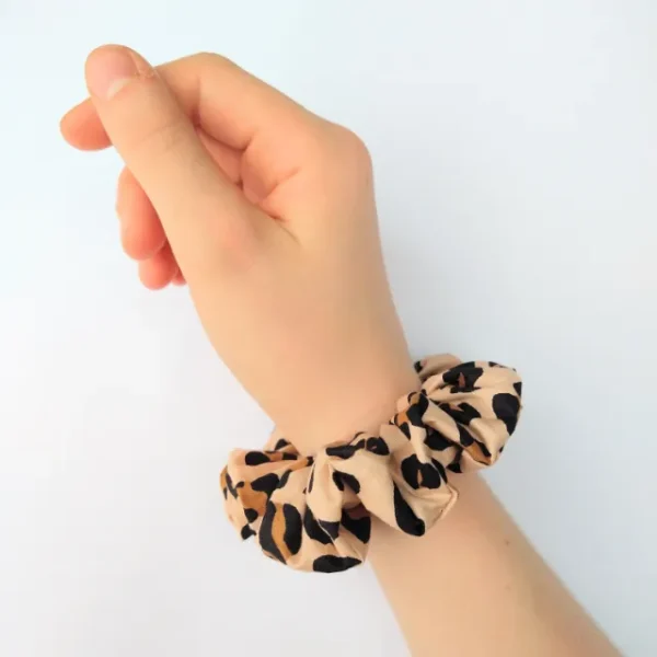 Jaguar Print Scrunchie Wrist