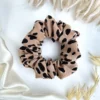 Leopard Print Scarf Scrunchie