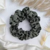 Olive Leopard Print Scarf Scrunchie