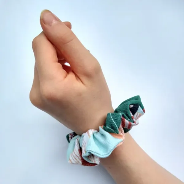 Pastel Patterned Scrunchie Wrist