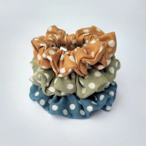 Polka Dot Scrunchies