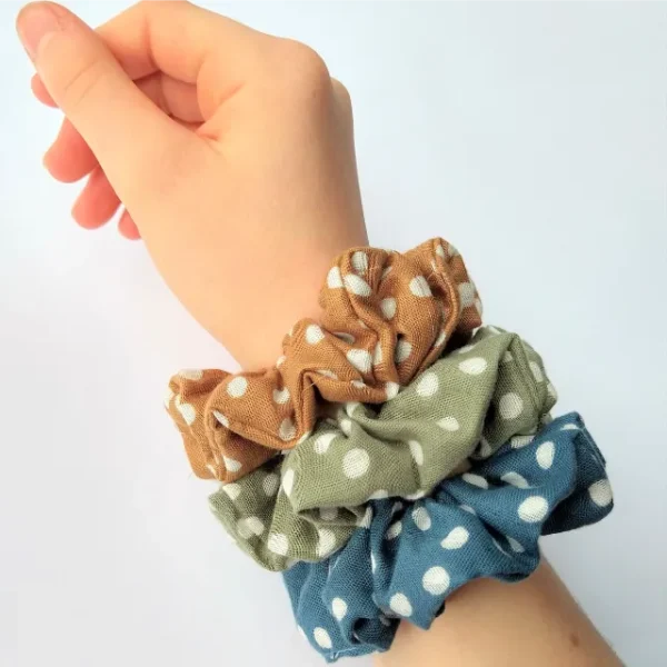 Polka Dot Scrunchies Wrist