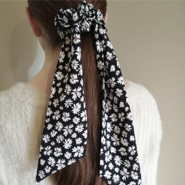 Scarf Scrunchie in Hair