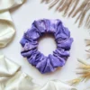 Purple Spatter Scrunchie