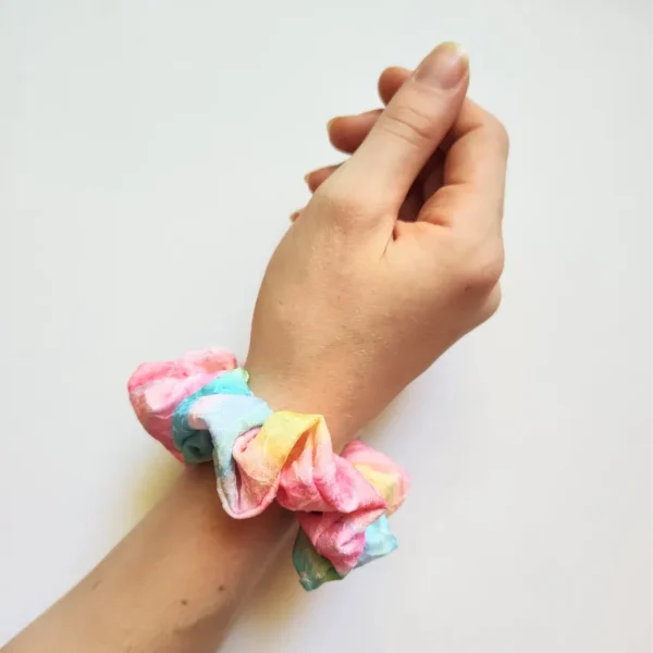 Rainbow Scrunchie Wrist