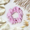 Pink Tartan Ladybird Scrunchie